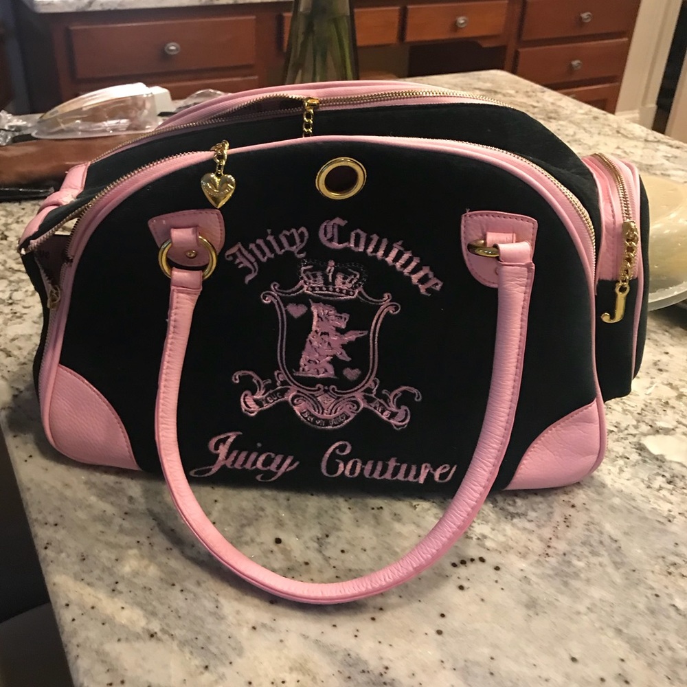 Juicy Couture small dog carrier